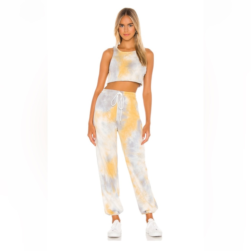 Revolve Korina Crop Tank and Sweatpants set size XS